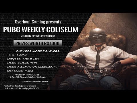 QUALIFIER ROUNDS | PUBG Weekly Coliseum (PWC) | PUBG MOBILE LIVE INDIA