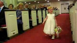 Flower girl walk