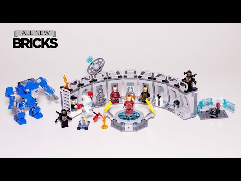 Vidéo LEGO Marvel 76125 : La salle des armures d'Iron Man