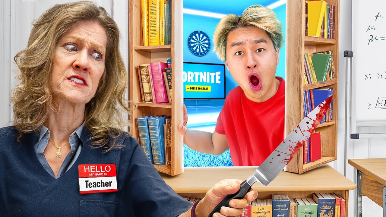 I Built a SECRET Room at The STRICTEST SCHOOL!