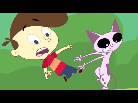 Mind Games + Strange Kat On A Train 🐈 Kid Vs. Kat - Wildbrain