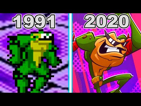 Battletoads Game Evolution (1991 - 2020)