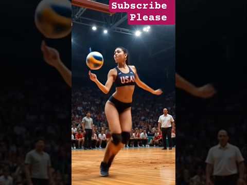 World's tallest female volleyball player in 🥇 #tallwoman #tallgirlfriend #volleyball #usa