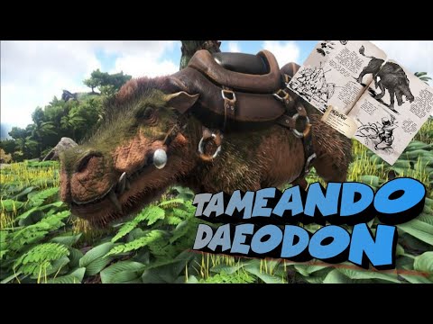 ¿Como tamear Daeodon? | ¿como funciona? | Ark mobile |