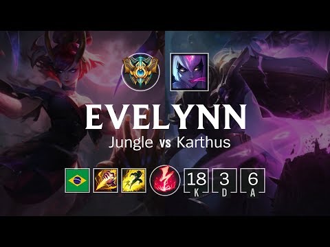 Evelynn Jungle vs Karthus - BR Challenger Patch 8.21