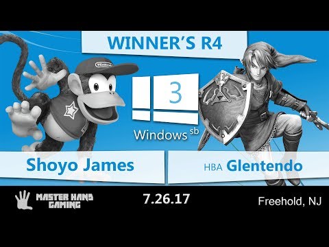 Windows SB 3 - Shoyo James (Diddy Kong) vs. HBA | Glentendo (Link) - Winner's R4