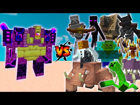 Ender Guardian vs ALL Mutant Mobs | Minecraft Mobs