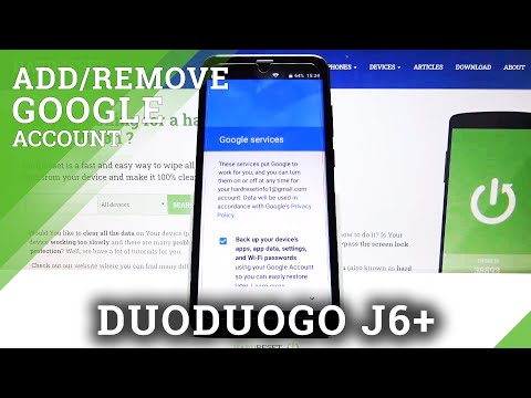 How to Manage Google Account on DUODUOGO J6+ - Google User