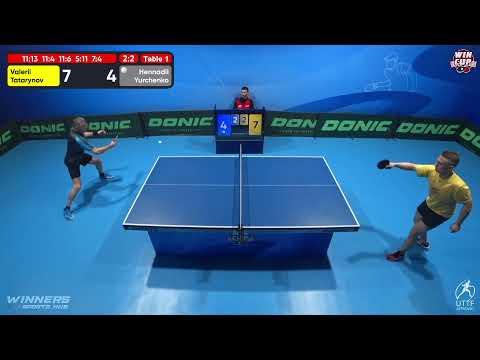 02:00 Valerii Tatarynov 3-2 Hennadii Yurchenko West 5 WIN CUP 18.10.2022 | TABLE TENNIS WINCUP