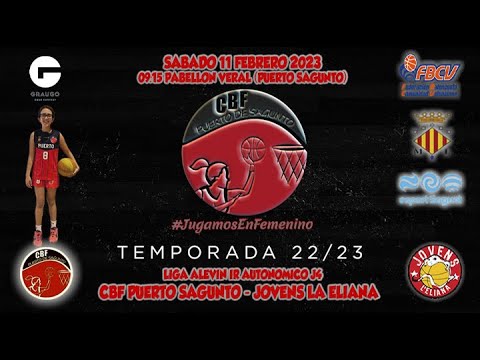 Videohighlights Alevín Graugo CBF Puerto Sagunto - Jovens La Eliana (LIGA J4 22-23)