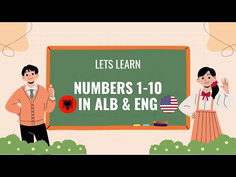 Bilingual Kids Song | Numbers 1–10 in English & Shqip (Kënga e Numrave për Fëmijë)