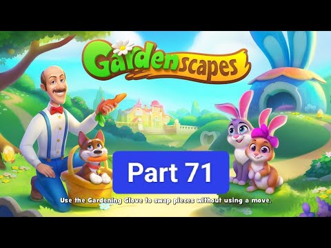 Gardenscapes New Area Part 71 (story and gameplay)