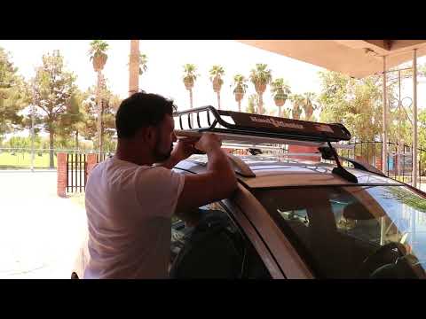 HAULMASTER Roof Basket and Cross Bars Install (Harbor Freight)