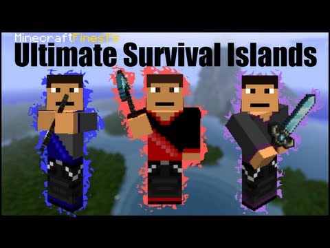 MCFinest - Minecraft Ultimate Survival Islands Part 9: Interior Work