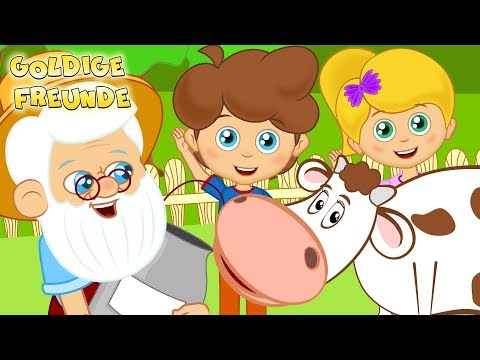 Old MacDonald hat ne Farm Deutsch | Kinderlieder zum Mitsingen | Goldige Freunde Sing Kinderlieder