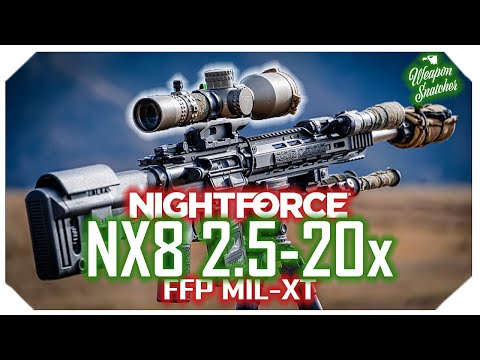 The NightForce 2.5-20x FFP With MIL-XT Reticle!