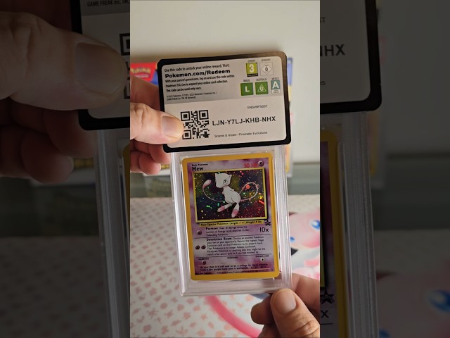 Vídeo relacionado con Pokemon Singles - Tarjeta promocional de película Black Star 2000 - Mew (MBS-8, #151)