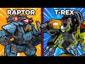 I Built LEGO Dinosaur Mechs