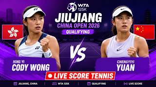 Download lagu Hong Yi Cody Wong vs Chengyiyi Yuan 🎾LIVE SCORE TENNIS 125K JIUJIANG CHINA OPEN 2026 | Qualifying mp3