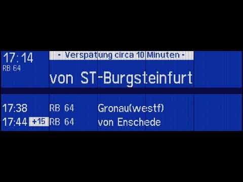 ansagen von Blechelse von Münster(westf)-HBF