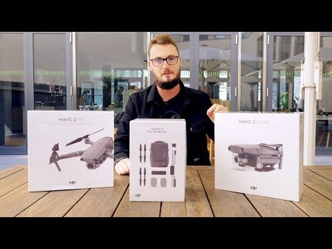 Дрон DJI Mavic 2 Zoom Fly More Kit серый - Видео