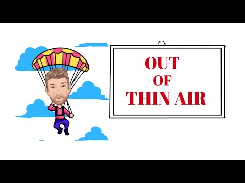 English Tutor Nick P Adverb Phrase (62) Out of Thin Air - Origin - Animated