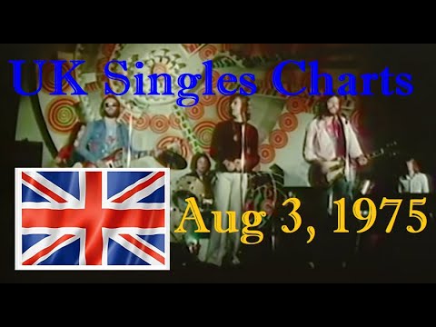 UK Singles Charts Flashback - Aug 03, 1975