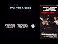 Wait Until Dark 1991 VHS Closing