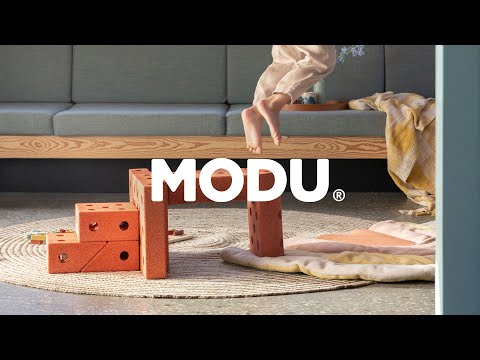 Vorschau: Modu Bauspielzeug Set 33 Teile 0-6 Jahre orange