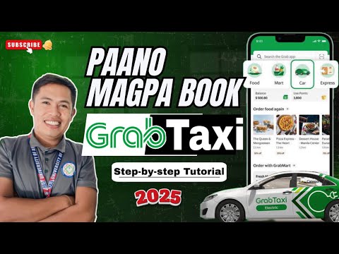 Learn HOW TO BOOK GRAB TAXI via Grab APP in 2025 | Paano mag Book ng Grab Taxi sa Grab App #grab 