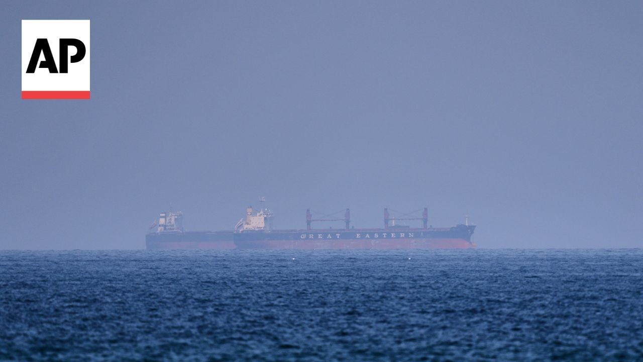 Video | Ships wait in blocked Strait of Hormuz with US and Iran locked in standoff