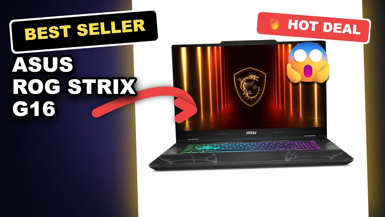 ASUS ROG Strix G16 Tested: High-Performance Gaming on a 16-Inch 165Hz Display