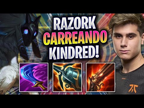 RAZORK CARREANDO CON KINDRED! - FNC Razork Juega Kindred Jungla vs Kha'Zix! | Preseason 2023