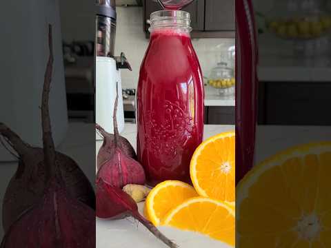 Fresh beet juice! Healing and detoxifying #juicing #juicerecipe #immuneboost