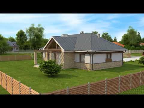 z151 - Gotowy projekt domu parterowego we współczesnym stylu do 150 m2