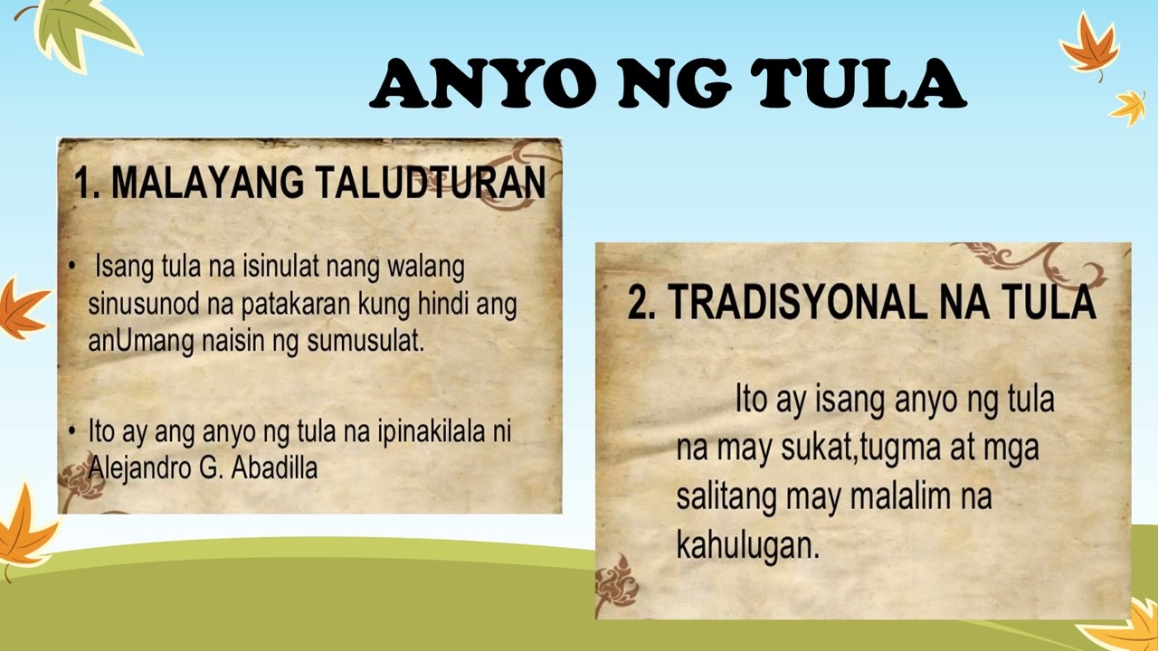 Putar video Anyo ng Tula -Modyul 5 sekarang Anyo ng Tula -Modyul 5