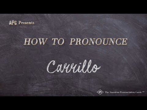 How to Pronounce Carrillo (Real Life Examples!)