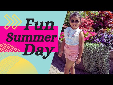 Summer Outdoor Fun For Kids Video | A Fun Summer Day Out | NonStop Azmina