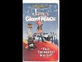 Opening To James And The Giant Peach 1996 VHS