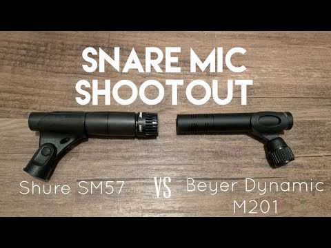 SNARE MIC SHOOTOUT: Beyer Dynamic M201 vs Shure SM57