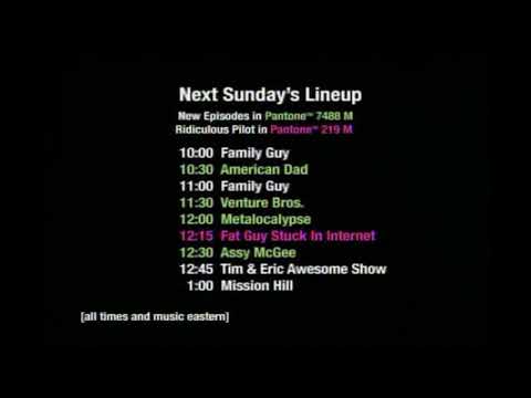 [Adult Swim] All Times And Music Eastern Bump (Full Song)