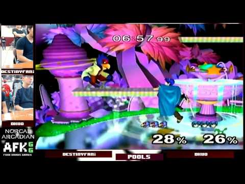 Norcal Arcadian 4 - Pools - Dkuo (Falco) vs Destinyfan21 (Marth)