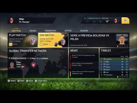 FIFA 15 AC Milan Career Mode Ep. 17 - JANUARY TRANSFER WINDOW