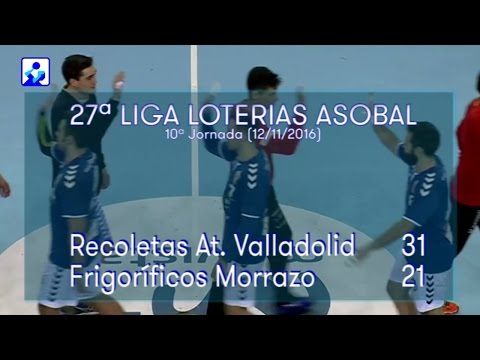 LIGA LOTERIAS ASOBAL J10 Recoletas At. Valladolid - Frigoríficos Morrazo 31 - 21