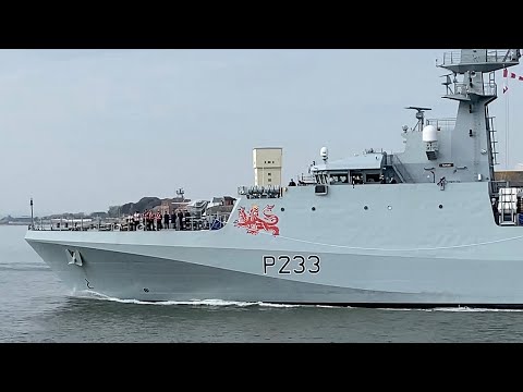 The Royal Navy's newest ship - HMS Tamar