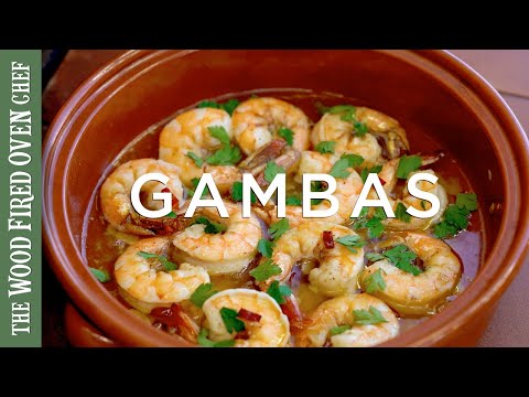 Gambas al Ajiilo from the Wood Fired Oven