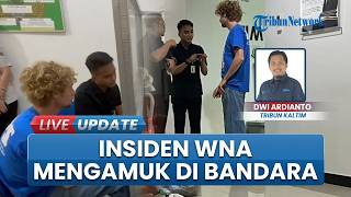 Diduga Depresi, WNA Asal Belanda Ngamuk dan Bikin Gaduh Bandara SAMS Sepinggan, Diamankan Petugas