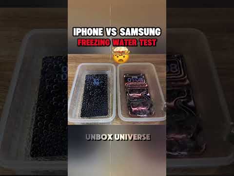 iPhone 17 Pro Max vs Samsung S25 Ultra 🧊 Freeze Test! Who Wins? 🔥 #shorts #viralvideo