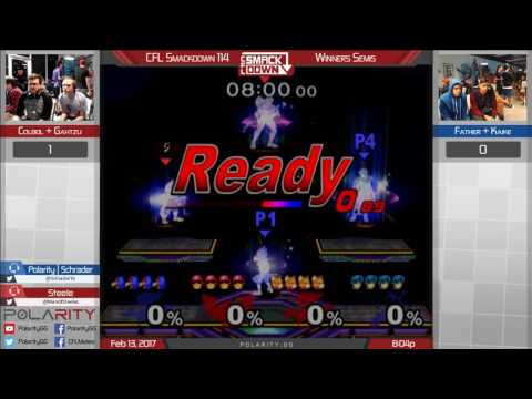 CFL Smackdown 114 Melee - Colbol + Gahtzu vs Father + Son = Doubles Winners Semis