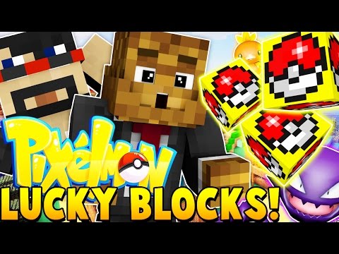 PIXELMON Lucky Block Challenge | Minecraft - Pixelmon Mod Battle | JeromeASF